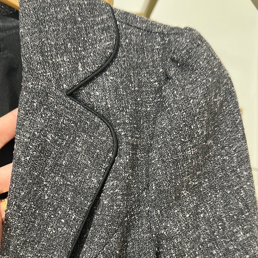 Tweed Lace Trim Blazer - Picture 6 of 11
